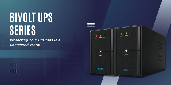 سلسلة UPS ثنائية الجهد الجديدة من SVC: حماية ذكية للطاقة في بيئات الجهد المتعدد